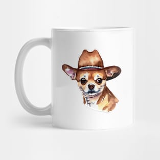 Cowboy Hat Chihuahua Mug